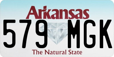 AR license plate 579MGK