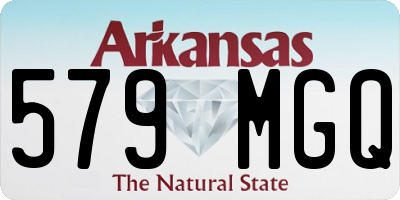 AR license plate 579MGQ
