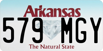 AR license plate 579MGY