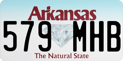 AR license plate 579MHB