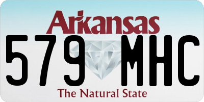 AR license plate 579MHC