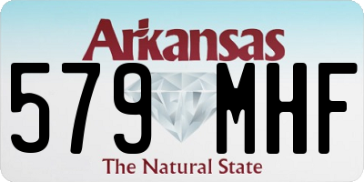 AR license plate 579MHF