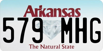 AR license plate 579MHG