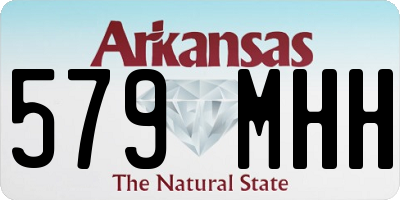AR license plate 579MHH
