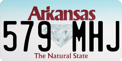 AR license plate 579MHJ