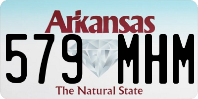 AR license plate 579MHM