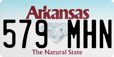 AR license plate 579MHN