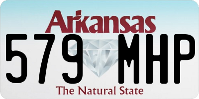 AR license plate 579MHP