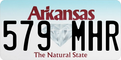 AR license plate 579MHR
