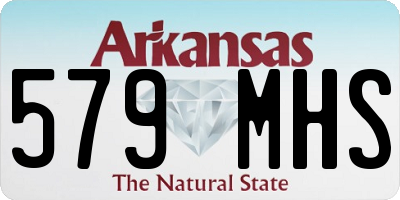 AR license plate 579MHS