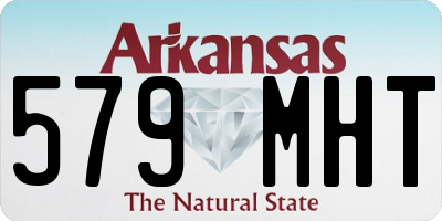AR license plate 579MHT