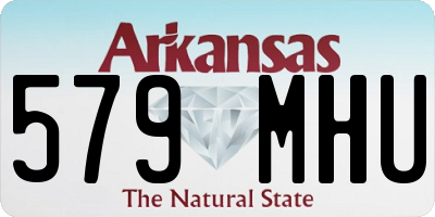 AR license plate 579MHU