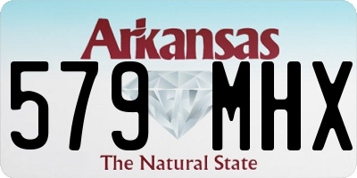 AR license plate 579MHX