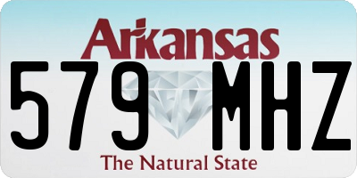 AR license plate 579MHZ