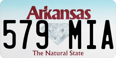 AR license plate 579MIA