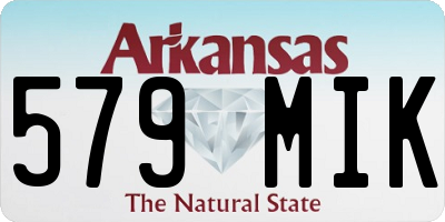 AR license plate 579MIK