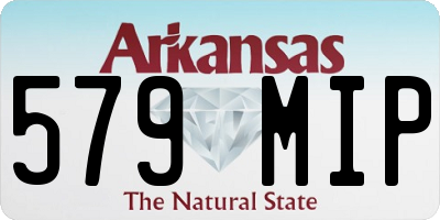 AR license plate 579MIP