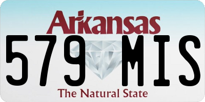 AR license plate 579MIS