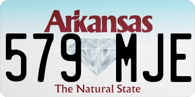 AR license plate 579MJE