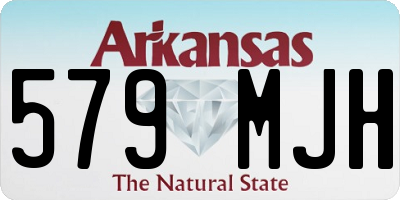 AR license plate 579MJH