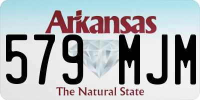 AR license plate 579MJM