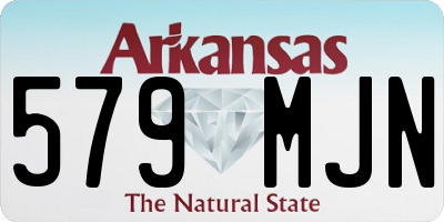 AR license plate 579MJN
