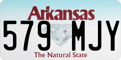 AR license plate 579MJY