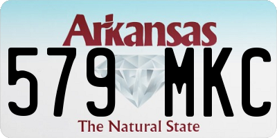 AR license plate 579MKC