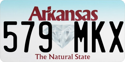 AR license plate 579MKX