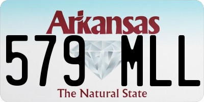 AR license plate 579MLL