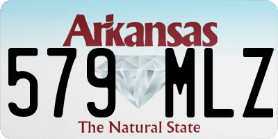 AR license plate 579MLZ