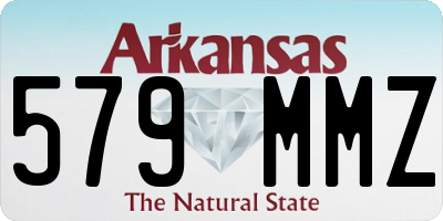 AR license plate 579MMZ