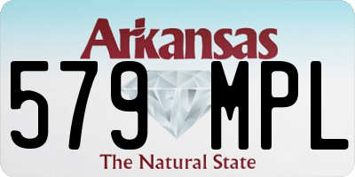AR license plate 579MPL