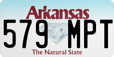 AR license plate 579MPT