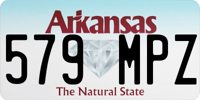AR license plate 579MPZ