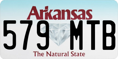 AR license plate 579MTB