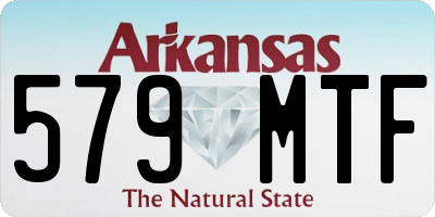 AR license plate 579MTF