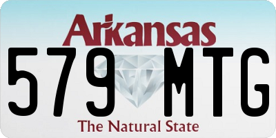 AR license plate 579MTG