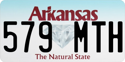 AR license plate 579MTH