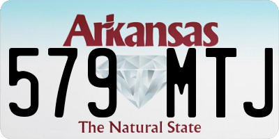 AR license plate 579MTJ
