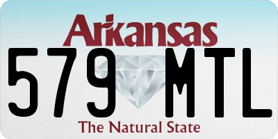 AR license plate 579MTL