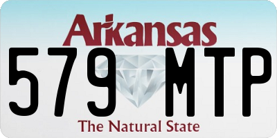 AR license plate 579MTP