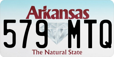 AR license plate 579MTQ