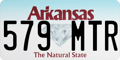AR license plate 579MTR