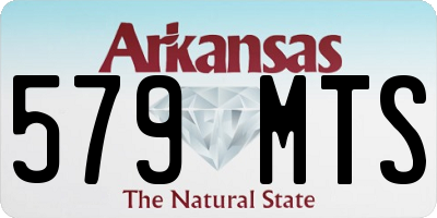 AR license plate 579MTS