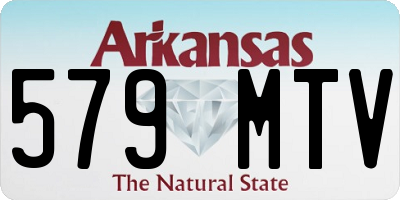 AR license plate 579MTV