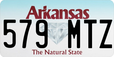 AR license plate 579MTZ