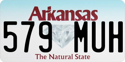 AR license plate 579MUH