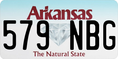AR license plate 579NBG