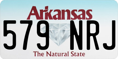 AR license plate 579NRJ